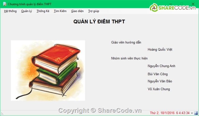 Đồ án,C#,Quản lý điểm,share,đồ án môn học,code quản lý điểm học sinh